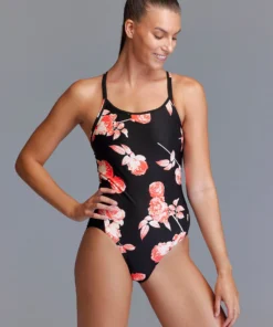 Funkita Rose Garden | Ladies Diamond Back One Piece Women Swimwear