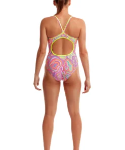 Funkita Women Swimwear Sugar Highs | Ladies Diamond Back One Piece