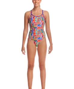 Funkita Top Spot | Ladies Diamond Back One Piece Women Swimwear