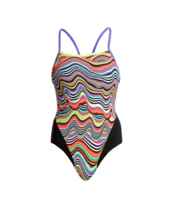 Funkita Women Swimwear DRIPPING | LADIES SINGLE STRAP ONE PIECE