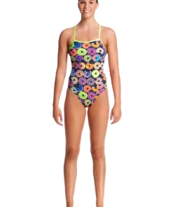 Funkita Women Swimwear DUNKING DONUTS | LADIES SINGLE STRAP ONE PIECE