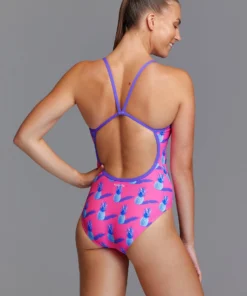 Funkita Women Swimwear Pine Time | Ladies Single Strap One Piece