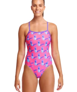 Funkita Women Swimwear Pine Time | Ladies Single Strap One Piece