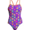 Funkita Women Swimwear POOCH PARTY | LADIES SINGLE STRAP ONE PIECE