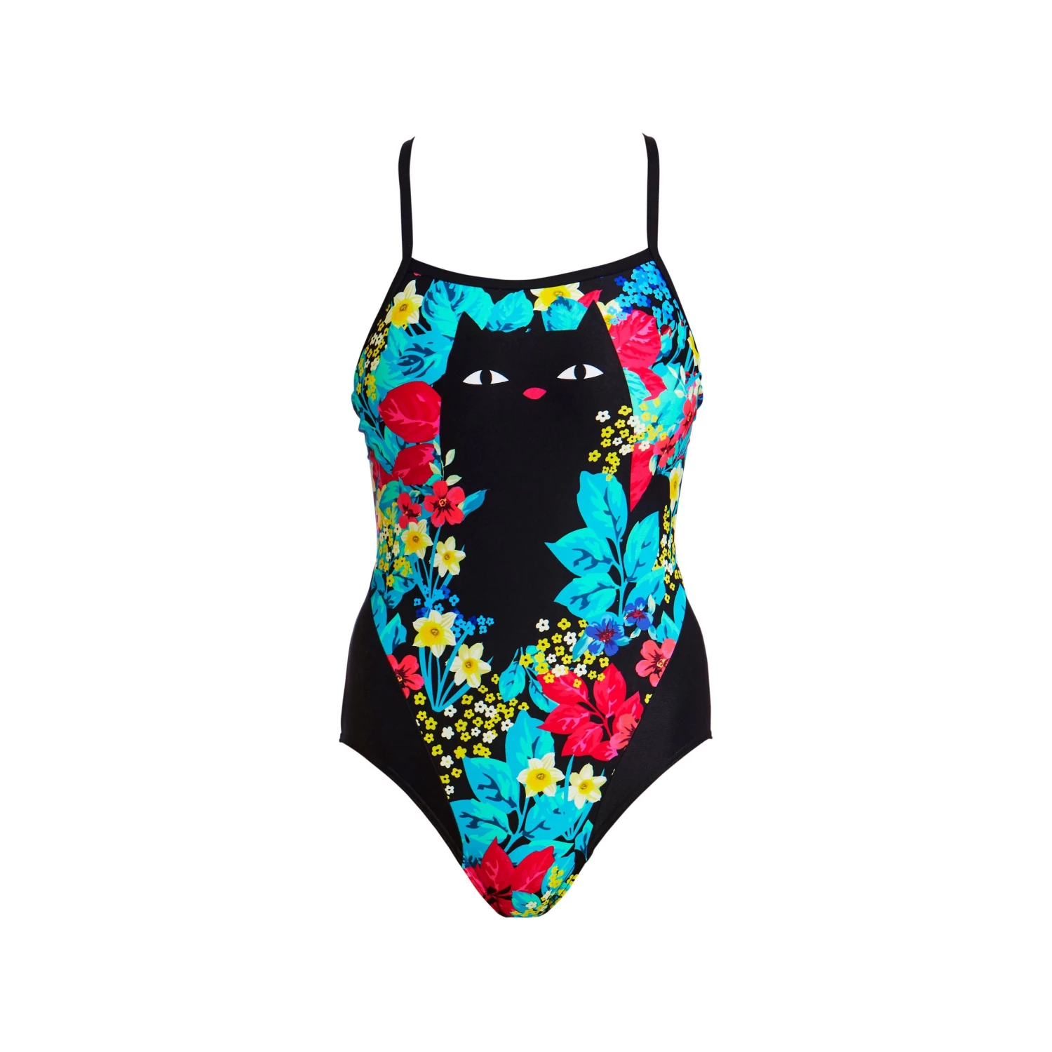 Funkita SCAREDY CAT | GIRLS SINGLE STRAP ONE PIECE Girls Swimwear 1 Funkita SCAREDY CAT | GIRLS SINGLE STRAP ONE PIECE Girls Swimwear