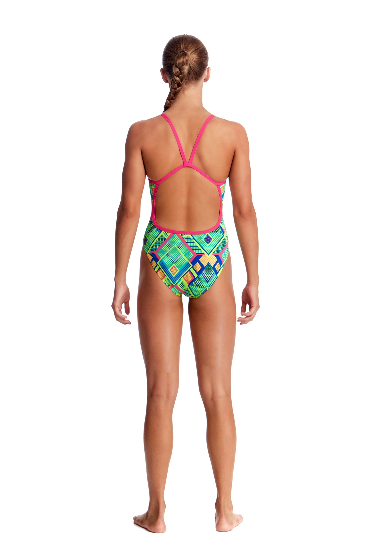 Funkita DIAMOND FIRE | GIRLS SINGLE STRAP ONE PIECE Girls Swimwear 3 Funkita DIAMOND FIRE | GIRLS SINGLE STRAP ONE PIECE Girls Swimwear