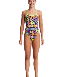 Funkita DUNKING DONUTS | GIRLS SINGLE STRAP ONE PIECE