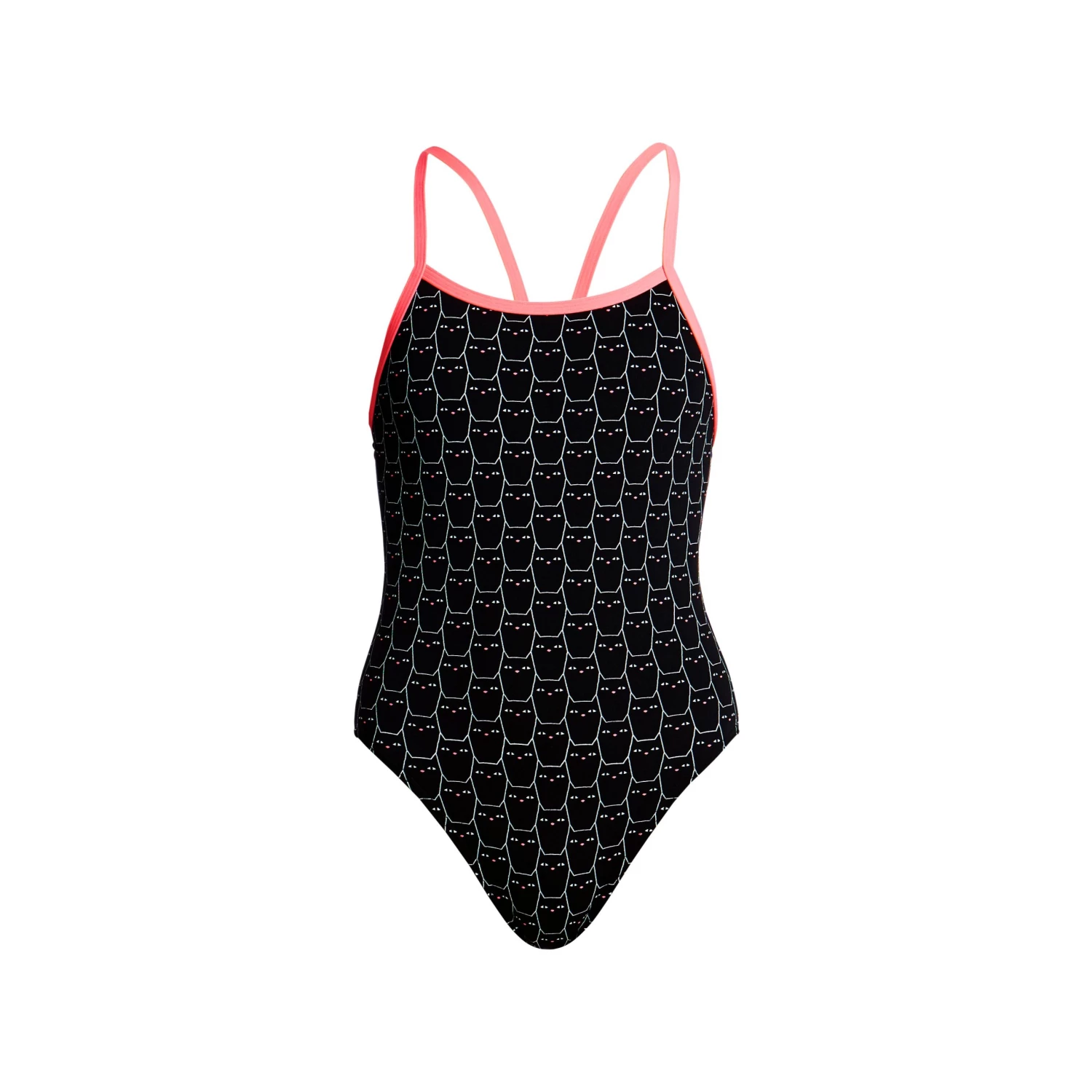 Funkita Girls Swimwear NIGHT CAT | GIRLS SINGLE STRAP ONE PIECE 1 Funkita Girls Swimwear NIGHT CAT | GIRLS SINGLE STRAP ONE PIECE
