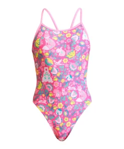 Funkita Nursery Rhyme | Girls Single Strap One Piece Girls Swimwear