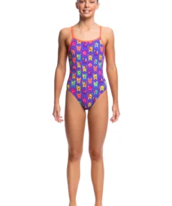 Funkita POOCH PARTY | GIRLS SINGLE STRAP ONE PIECE Girls Swimwear
