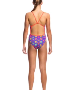 Funkita POOCH PARTY | GIRLS SINGLE STRAP ONE PIECE Girls Swimwear