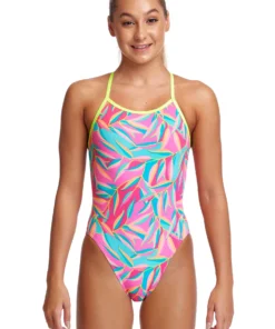 Funkita Girls Swimwear Snuggle Pie | Girls Single Strap One Piece