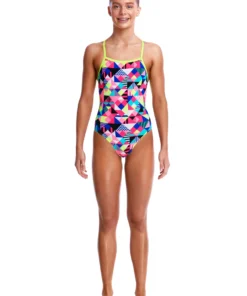 Funkita PURPLE PATCH | GIRLS STRAPPED IN ONE PIECE Girls Swimwear