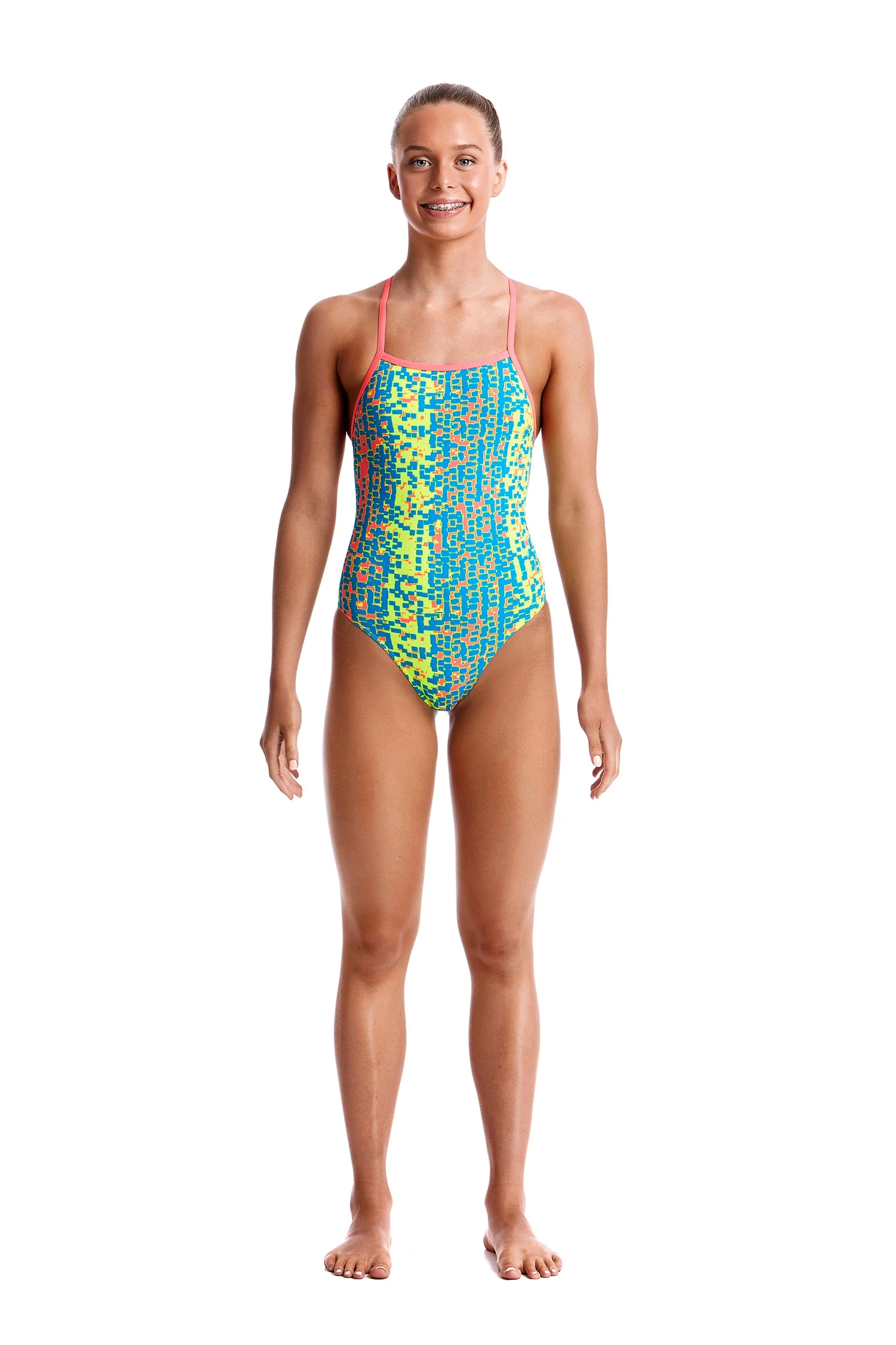 Funkita SECOND SKIN | GIRLS STRAPPED IN ONE PIECE Girls Swimwear 2 Funkita SECOND SKIN | GIRLS STRAPPED IN ONE PIECE Girls Swimwear