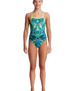 Funkita WEAR WOLF | GIRLS STRAPPED IN ONE PIECE
