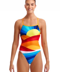 Funkita Lost Landing | Ladies Strapped In One Piece Women Swimwear