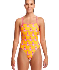 Funkita Women Swimwear Pineapple Punch | Ladies Strapped In One Piece