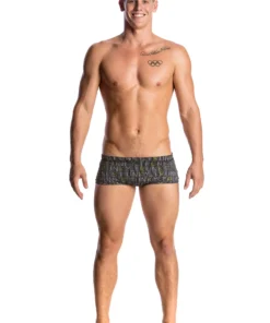 Funky Trunks Men Swimwear BINARY BRO | MENS PLAIN FRONT TRUNKS
