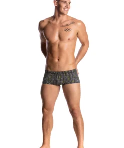 Funky Trunks Men Swimwear BINARY BRO | MENS PLAIN FRONT TRUNKS