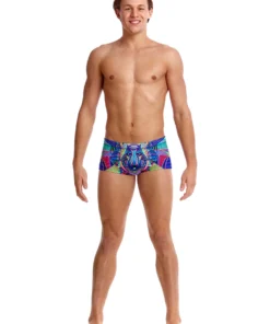 Funky Trunks WOLF PACK | MENS PLAIN FRONT TRUNKS Men Swimwear
