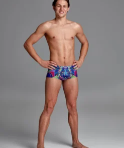 Funky Trunks WOLF PACK | MENS PLAIN FRONT TRUNKS Men Swimwear