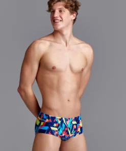 Funky Trunks Blocked Bars | Mens Eco Classic Trunks 11 Funky Trunks Blocked Bars | Mens Eco Classic Trunks