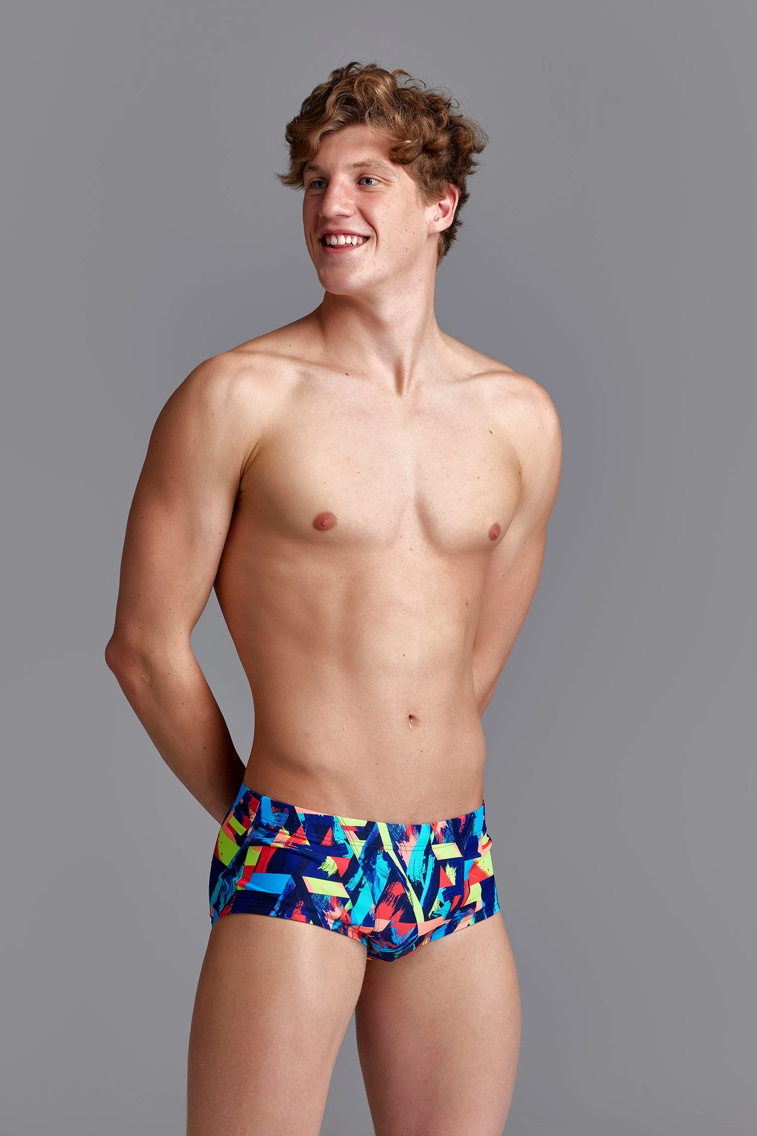 Funky Trunks Blocked Bars | Mens Eco Classic Trunks 5 Funky Trunks Blocked Bars | Mens Eco Classic Trunks