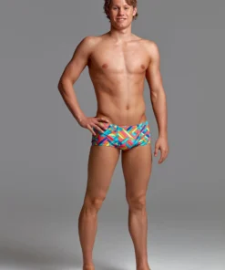 Funky Trunks Panel Pop | Mens Classic Trunks Men Swimwear