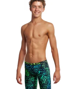 Funky Trunks Spraying Alive | Boys Training Jammers Boys Swimwear 12 Funky Trunks Spraying Alive | Boys Training Jammers Boys Swimwear