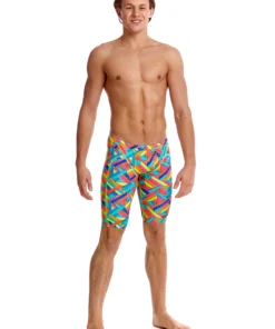 Funky Trunks Men Swimwear PANEL POP | MENS TRAINING JAMMERS