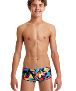 Funky Trunks Blocked Bars | Boys Sidewinder Trunks