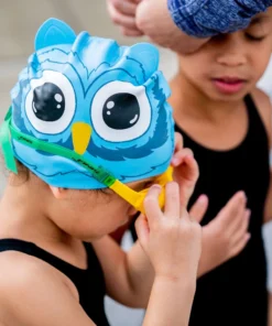 FINIS® Swim Caps Owl | Animal-Shaped Silicone Swim Cap
