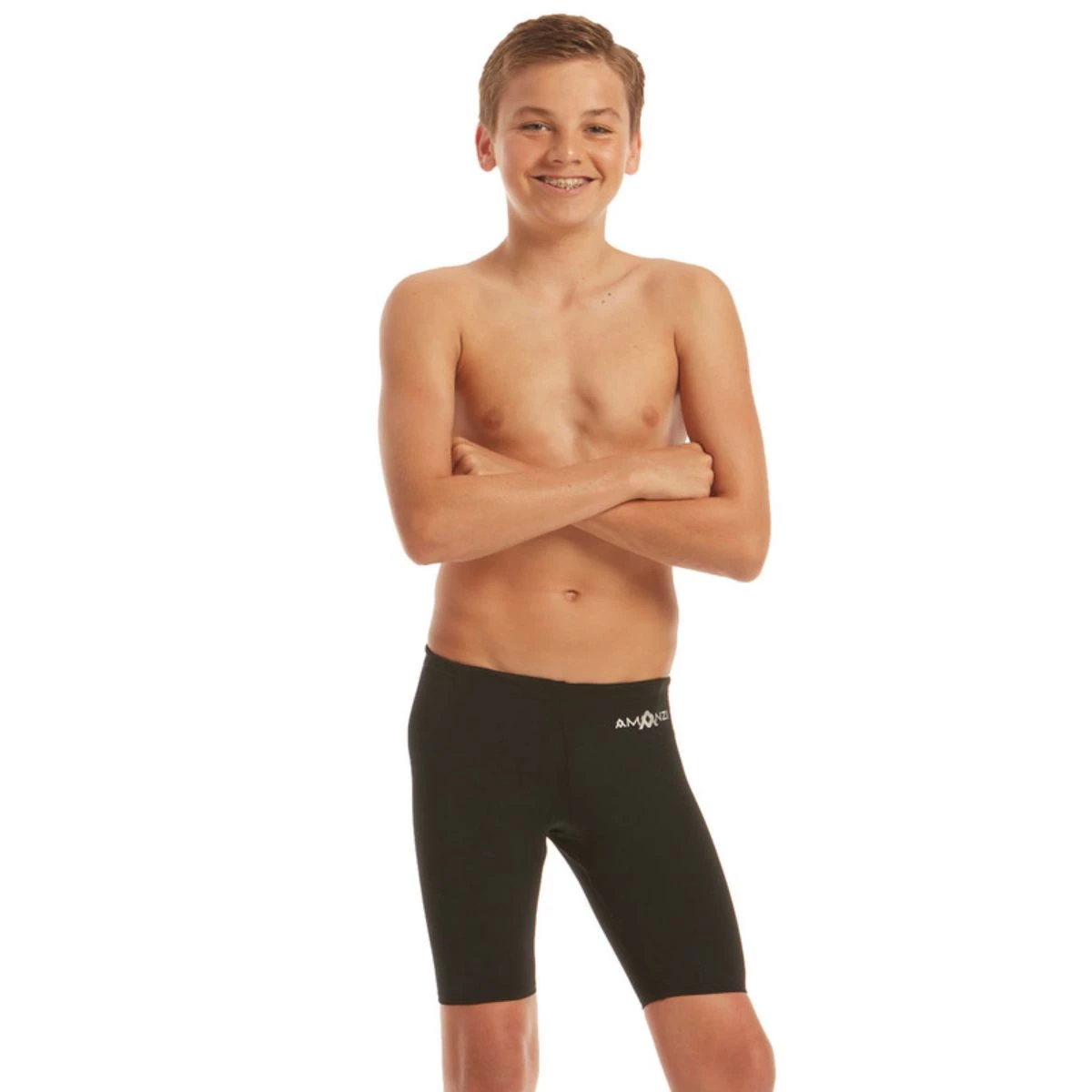 AMANZI Boys Swimwear Acceler8 Jammers | Black 1 AMANZI Boys Swimwear Acceler8 Jammers | Black