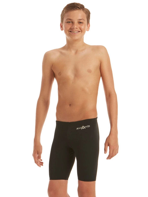 AMANZI Boys Swimwear Acceler8 Jammers | Black 3 AMANZI Boys Swimwear Acceler8 Jammers | Black