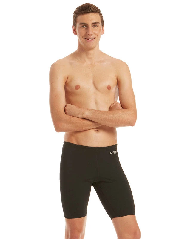 AMANZI Boys Swimwear Acceler8 Jammers | Black 8 AMANZI Boys Swimwear Acceler8 Jammers | Black