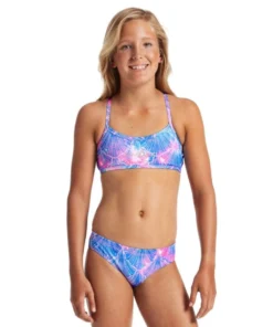 Girls Swimwear MERMAID KISSES | AMANZI GIRLS SPORTS BIKINI SET