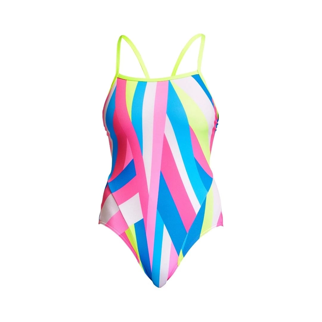 Funkita Women Swimwear Jagged Pill | Ladies Single Strap One Piece 1 Funkita Women Swimwear Jagged Pill | Ladies Single Strap One Piece