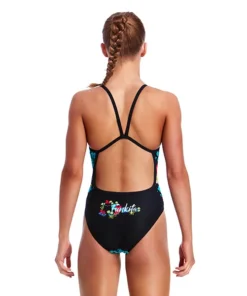 Funkita SCAREDY CAT | GIRLS SINGLE STRAP ONE PIECE Girls Swimwear 6 Funkita SCAREDY CAT | GIRLS SINGLE STRAP ONE PIECE Girls Swimwear