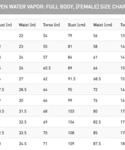 FINIS® Open Water Vapor: Full Body Female | Technical Open Water Racing Suit 9 FINIS® Open Water Vapor: Full Body Female | Technical Open Water Racing Suit