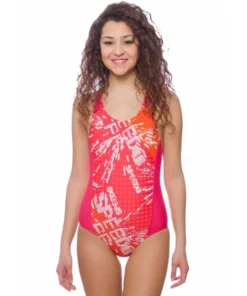 swimshop2u, Online Shop 8 Girls Swimwear Reduced To Clear! | SPEEDO® Acorus Allover Splashback - Pink