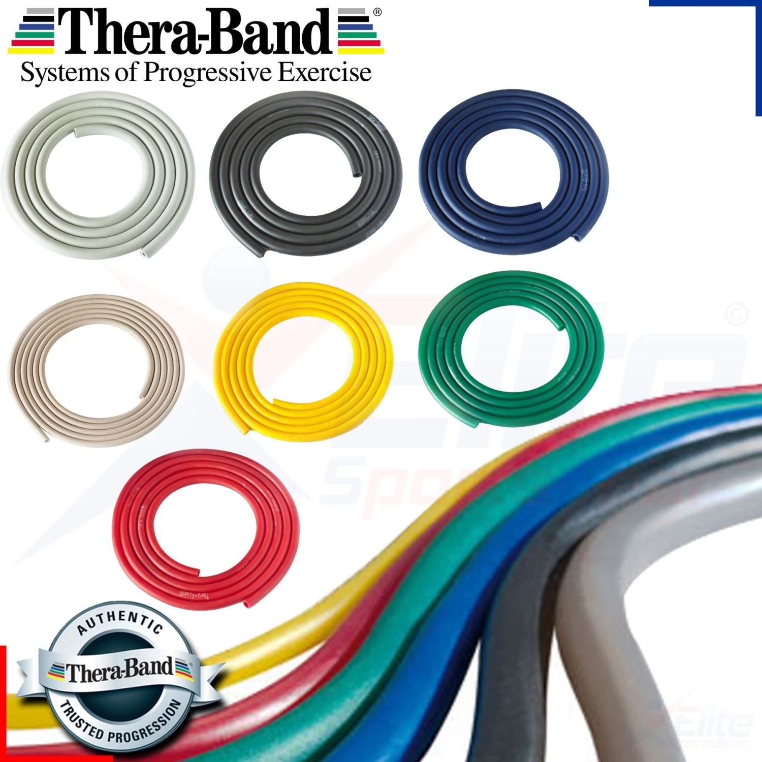 THERABAND PROFESSIONAL LATEX RESISTANCE TUBING, 100 FT. | BLACK (Special Heavy) Resistance Training 1 THERABAND PROFESSIONAL LATEX RESISTANCE TUBING, 100 FT. | BLACK (Special Heavy) Resistance Training